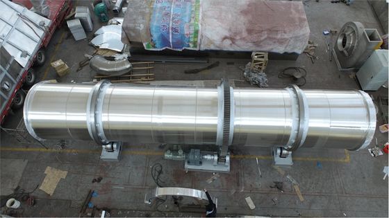 Secador giratório da máquina mais seca industrial da lama de água de esgoto na indústria alimentar
