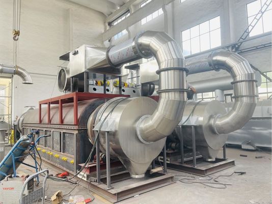 Secador giratório da máquina mais seca industrial da lama de água de esgoto na indústria alimentar