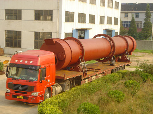 Secador industrial da estufa giratória do secador da lama de água de esgoto para a metalurgia/materiais de construção