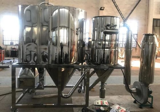 Secador de pulverizador centrífugo industrial para o pó detergente/pó de leite