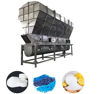 A dimensão de vibração da indústria alimentar do secador de leito fluidizado personalizou de poupança de energia