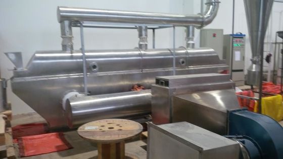 A dimensão de vibração da indústria alimentar do secador de leito fluidizado personalizou de poupança de energia