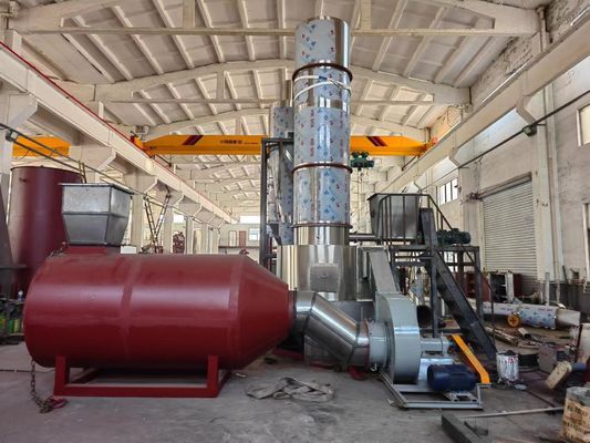 Máquina secadora flash de fluxo de ar de alta velocidade operação simples secador evaporador