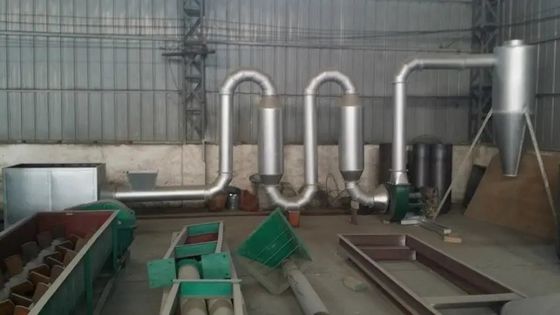 Máquina de secagem da farinha do equipamento de secagem 220V-450V do arroz do amido do tubo do pulso da serragem