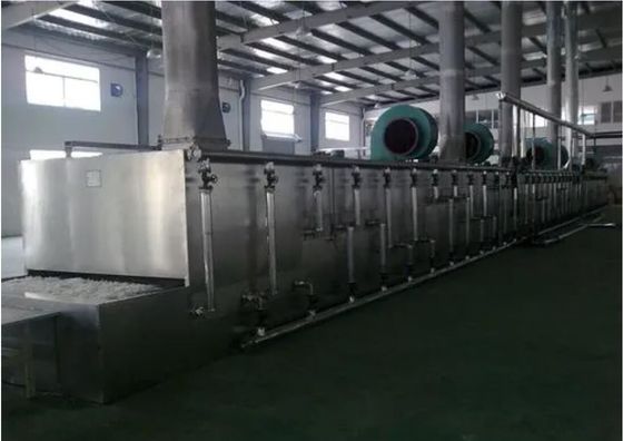 Único transporte Mesh Belt Dryer Machine SUS316 SUS316L da camada