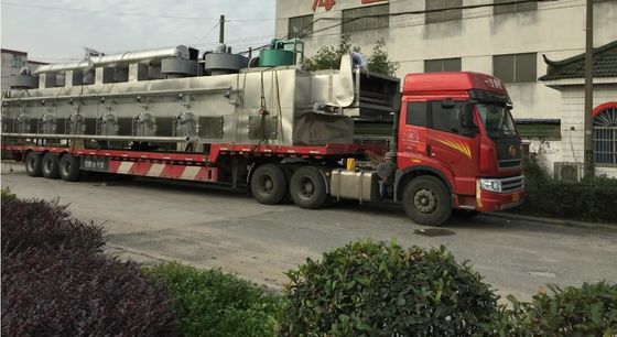 Único transporte Mesh Belt Dryer Machine SUS316 SUS316L da camada
