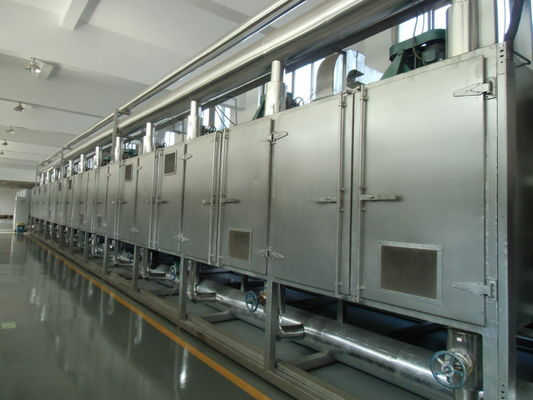 Único transporte Mesh Belt Dryer Machine SUS316 SUS316L da camada