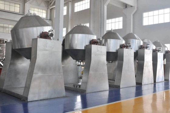 O misturador industrial de SUS304 SUS316L faz à máquina o secador giratório do vácuo do cone dobro