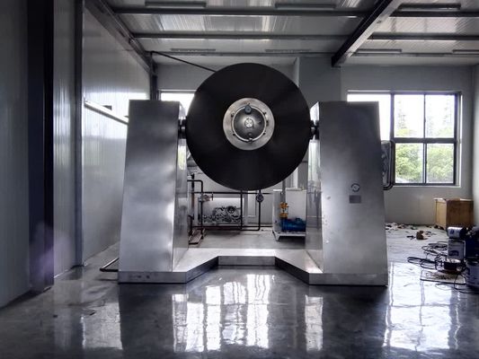 O misturador industrial de SUS304 SUS316L faz à máquina o secador giratório do vácuo do cone dobro