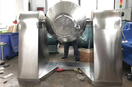 o misturador industrial de 0.75kw -15kw faz à máquina o secador dobro giratório do vácuo do cone 5000L