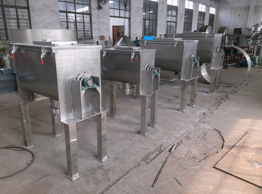 Misturador do pó do misturador da fita 250L-10000L, máquina de mistura do misturador da guilhotina