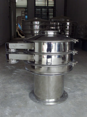 Pó de metal que peneira a máquina, máquina de vibração redonda da peneira