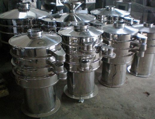 Pó de metal que peneira a máquina, máquina de vibração redonda da peneira