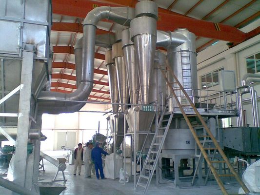 Máquina mais seca instantânea pneumática do produto comestível para o branco/óxido do carbono da umidade alta