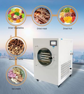 Secador de aquecimento elétrico da sublimação da máquina do secador de gelo do vácuo para o vegetal