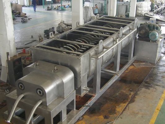 Secador oco da lâmina do equipamento do tratamento de esgotos de Q235A SS304