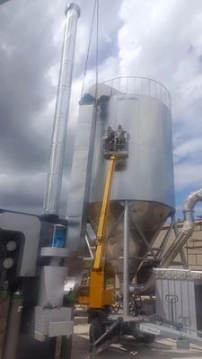 Máquina secadora por spray 2-30kw para farinha de sangue de porco chá em pó glicose alimentos