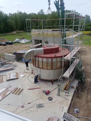 Vapor / Eletricidade / Aquecimento a Gás Spray Dryer Faixa de controle de temperatura da máquina 20-300 ℃