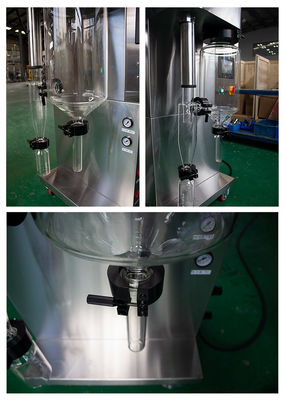 Fluxo de combustível de óleo elétrico fonte de aquecimento de laboratório pulverizador secador personalizado CE / ISO