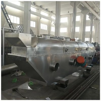 Secador de cama fluidizado eficiente em termos energéticos com sistema de controlo PLC e capacidade de 100-1000 kg/h