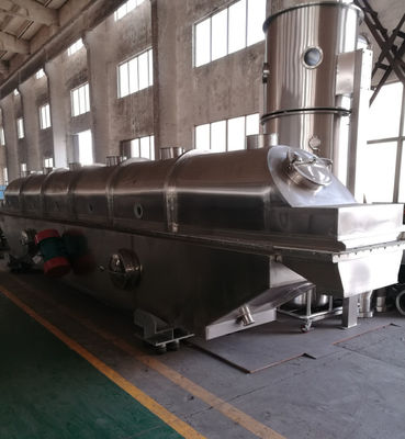 Secador de cama fluidizado eficiente em termos energéticos com sistema de controlo PLC e capacidade de 100-1000 kg/h